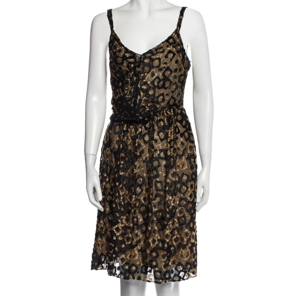 Milly knee length lace pattern dress